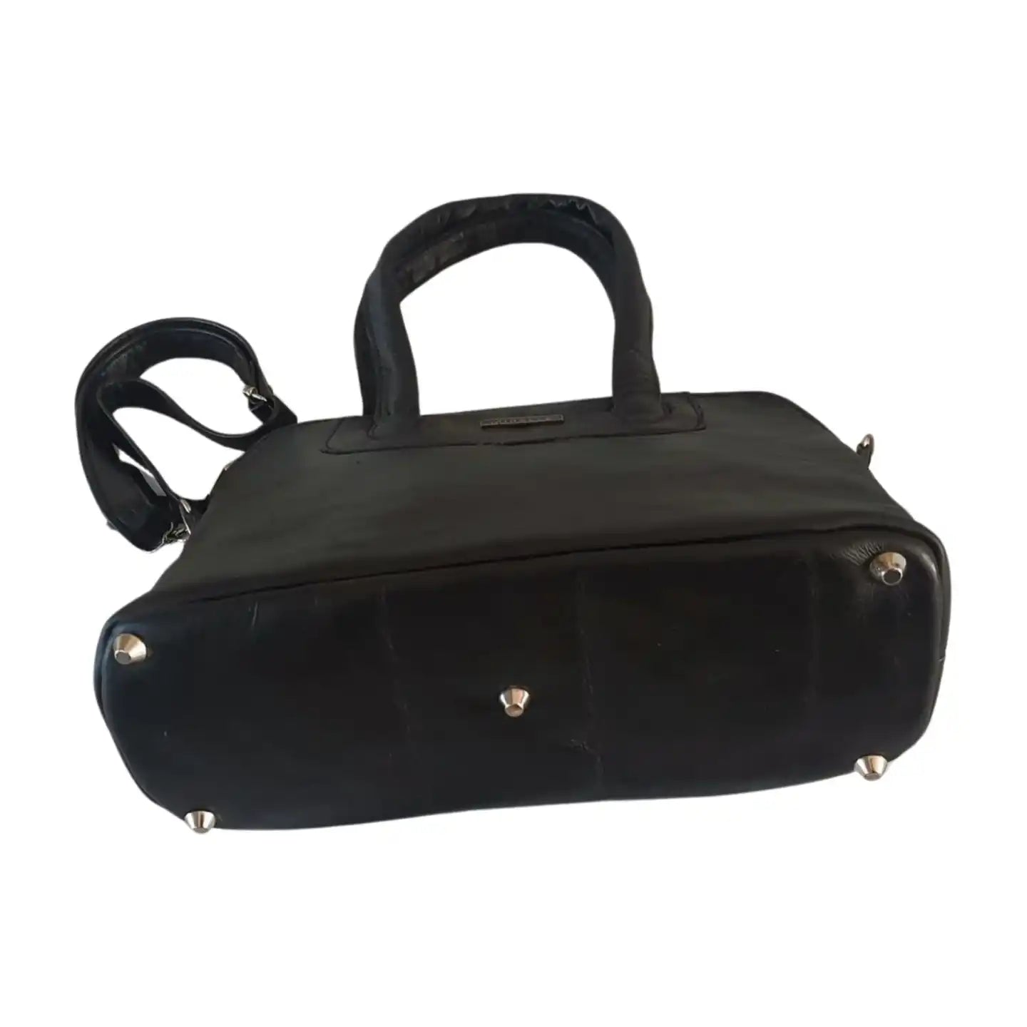 Mirelle Framed Tote Handbag With Protective Feet - Genuine Leather MIRELLE