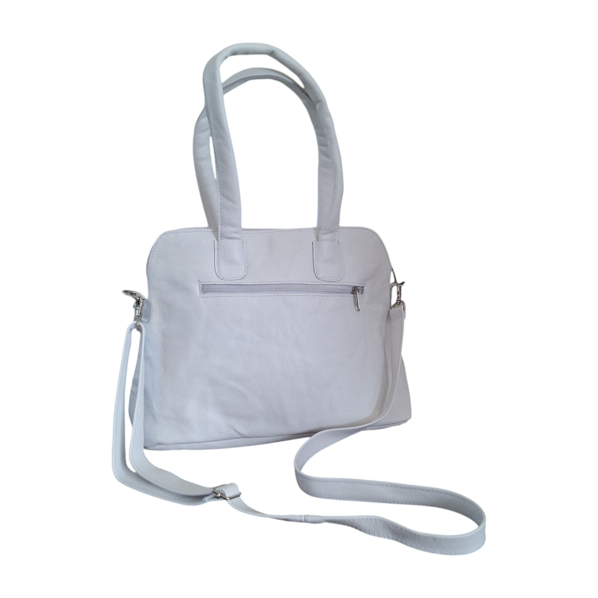 Mirelle Framed Tote Handbag With Protective Feet - Genuine Leather MIRELLE