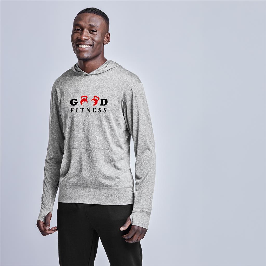 Mens Fitness Lightweight Hooded Sweater Mirelle Leather and Lifestyle