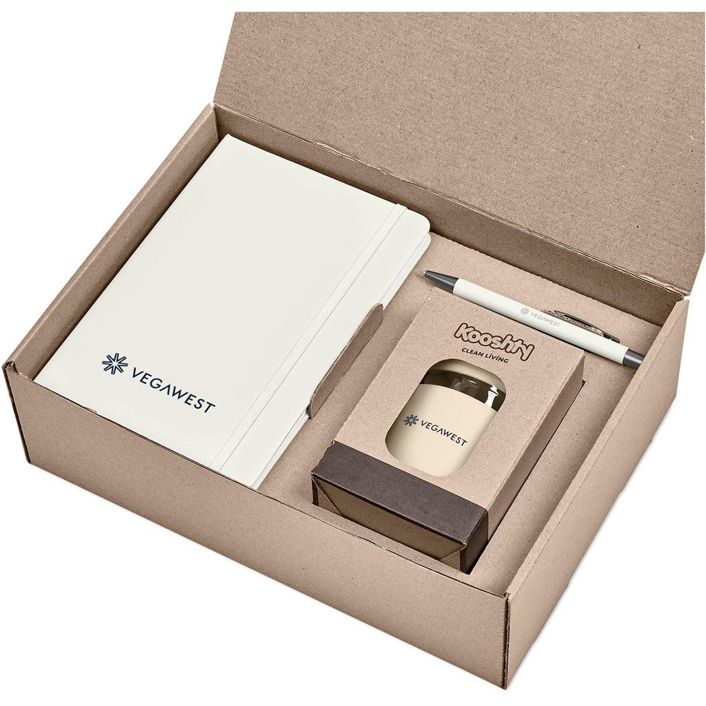 Kooshty Joden Kraft Gift Set - Cream - Mirelle Leather and Lifestyle
