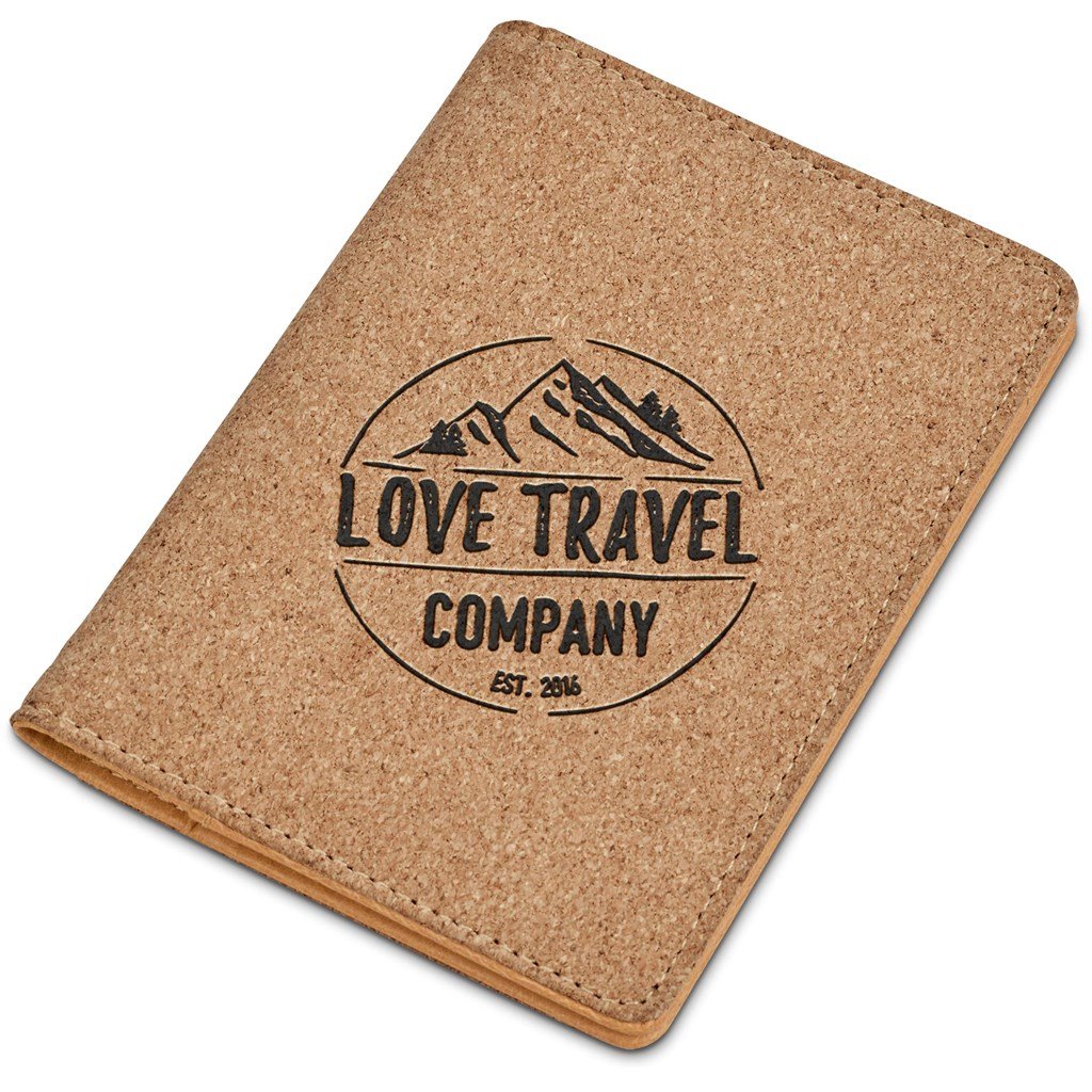 Okiyo Bouken Cork Passport Holder - Mirelle Leather and Lifestyle