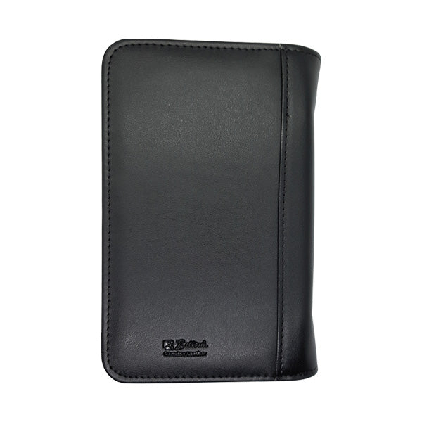 Leather Ascot Micro Tech Manager - Genuine Leather - Black | MIRELLE MIRELLE