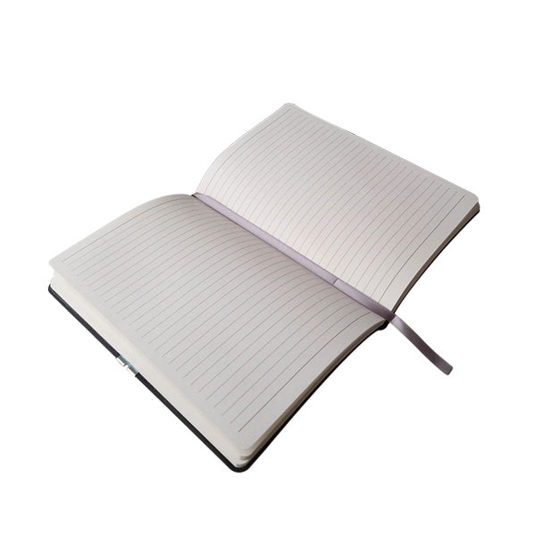 A5 Vegan Leather Flexi Notebook with Elastic - Blue | MIRELLE
