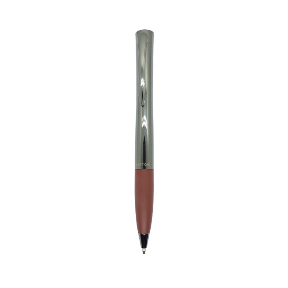 Genuine Leather Key Ring & Mirage Pen Gift Set - Brown | MIRELLE