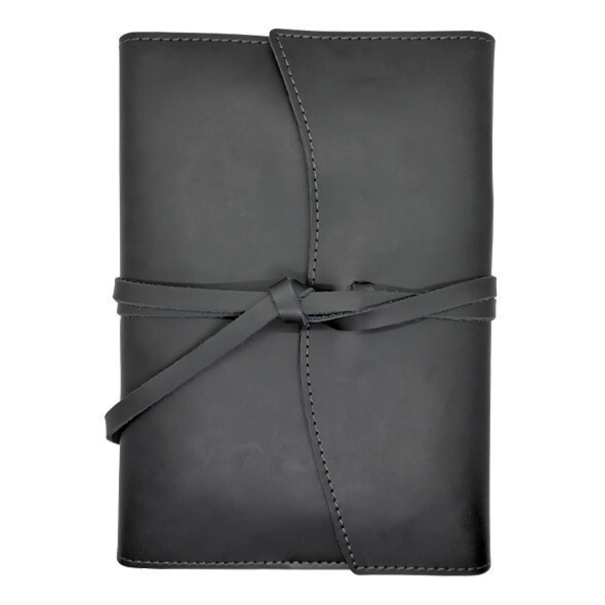 A5 Genuine Leather Trifold Slip On Notebook Cover and Notebook ZA Folder Mirelle Leather and Lifestyle