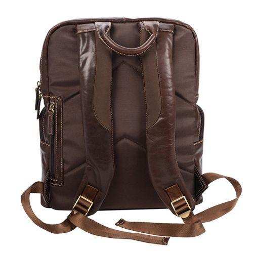 Adpel Genuine Leather Day Tripper 15.4 Laptop Backpack - Brown - MIRELLE Leather and Lifestyle