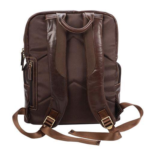 Adpel Genuine Leather Day Tripper 15.4 Laptop Backpack - Brown ZA Backpack Mirelle Leather and Lifestyle