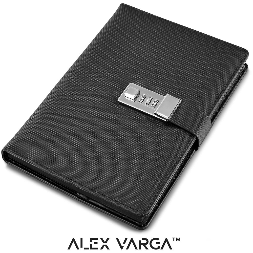 Alex Varga Chapman Code-Lock Hard Cover Notebook ZA A5 Notebooks Mirelle Leather and Lifestyle