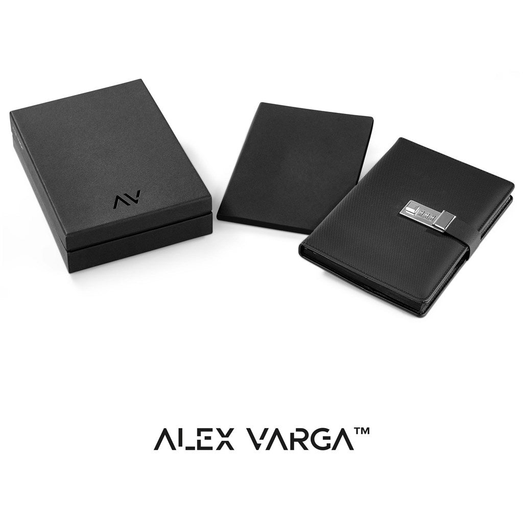 Alex Varga Chapman Code-Lock Hard Cover Notebook ZA A5 Notebooks Mirelle Leather and Lifestyle