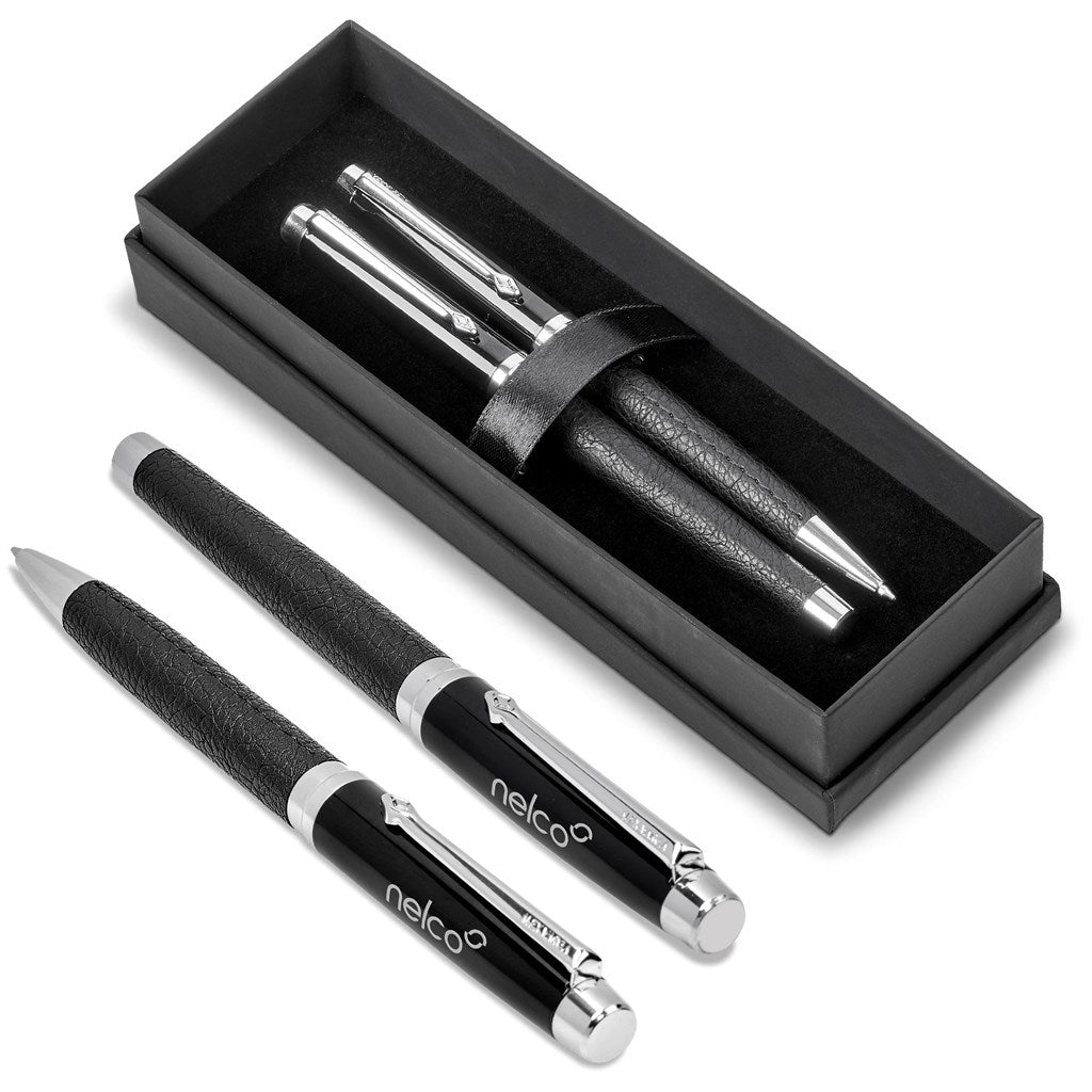 Alex Varga Corinthia Ball Pen & Rollerball Set Mirelle Leather and Lifestyle