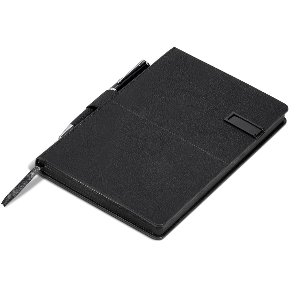Alex Varga Corinthia Flash Drive Notebook & Pen Set - 32GB ZA USB Notebooks,Flash Drive Notebooks,Alex Varga Premium Gift Sets Mirelle Leather and Lifestyle