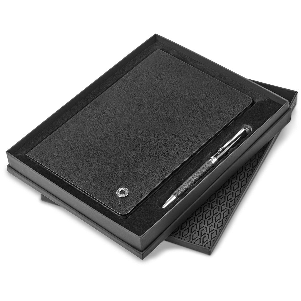 Alex Varga Corinthia Hard Cover Notebook & Pen Set Mirelle Leather and Lifestyle