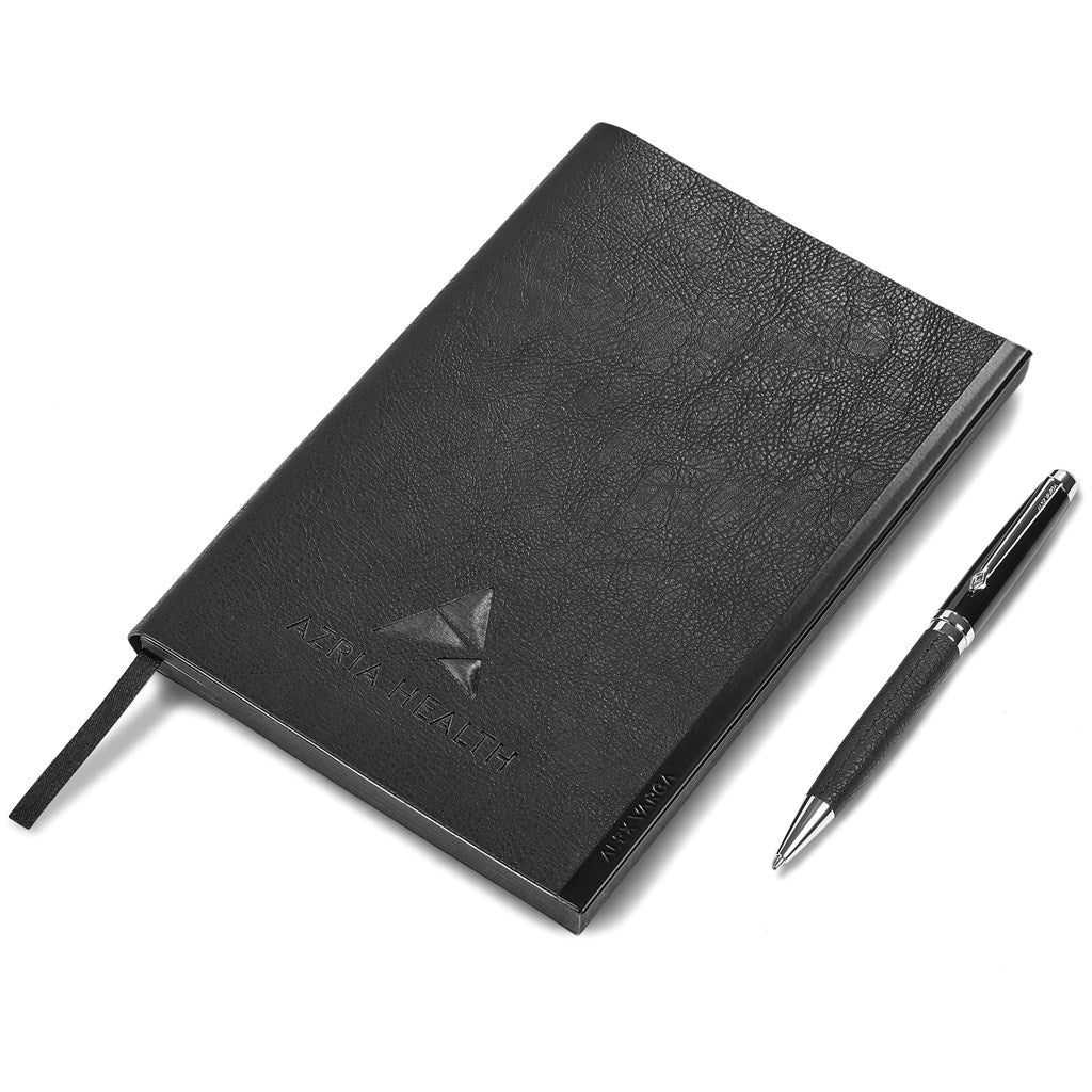 Alex Varga Corinthia Soft Cover Notebook & Pen Set ZA Executive Ideas,Ideas for Work,Alex Varga Premium Gift Sets,Notebook Sets Mirelle Leather and Lifestyle