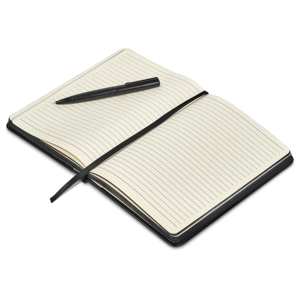 Alex Varga Nomikos Notebook & Pen Set Mirelle Leather and Lifestyle