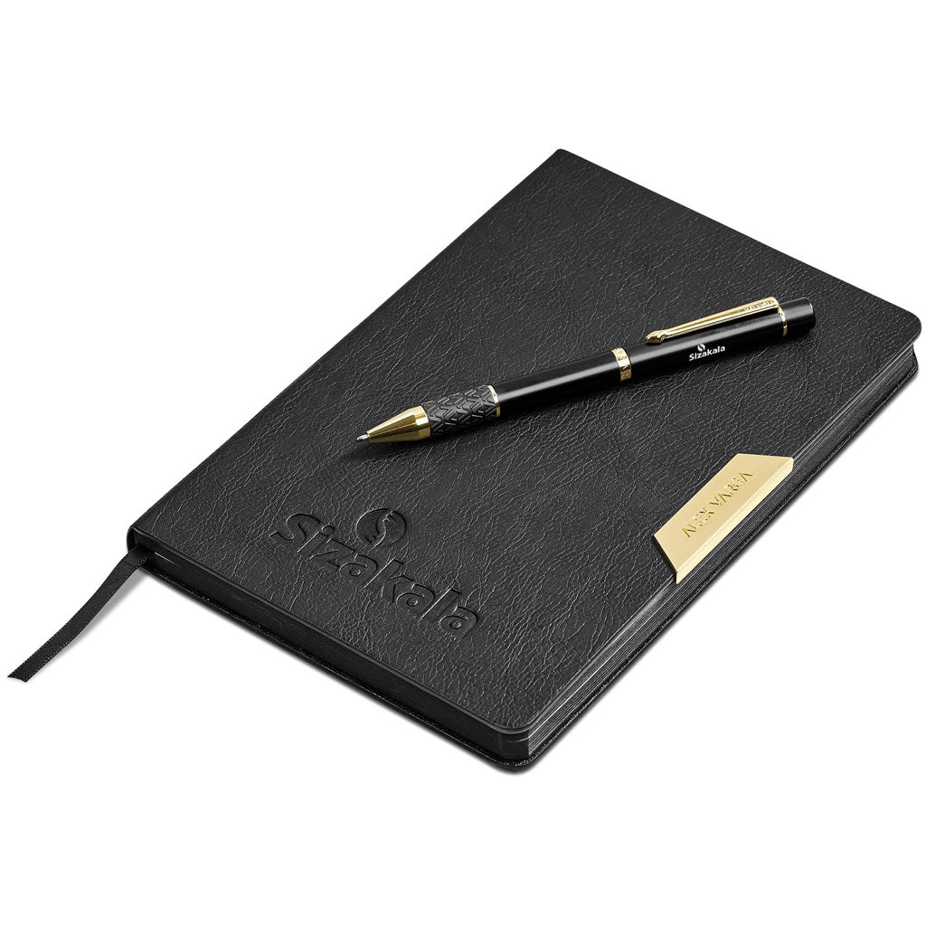 Alex Varga Onassis Notebook & Pen Set ZA Alex Varga Premium Gift Sets,Notebook Sets Mirelle Leather and Lifestyle