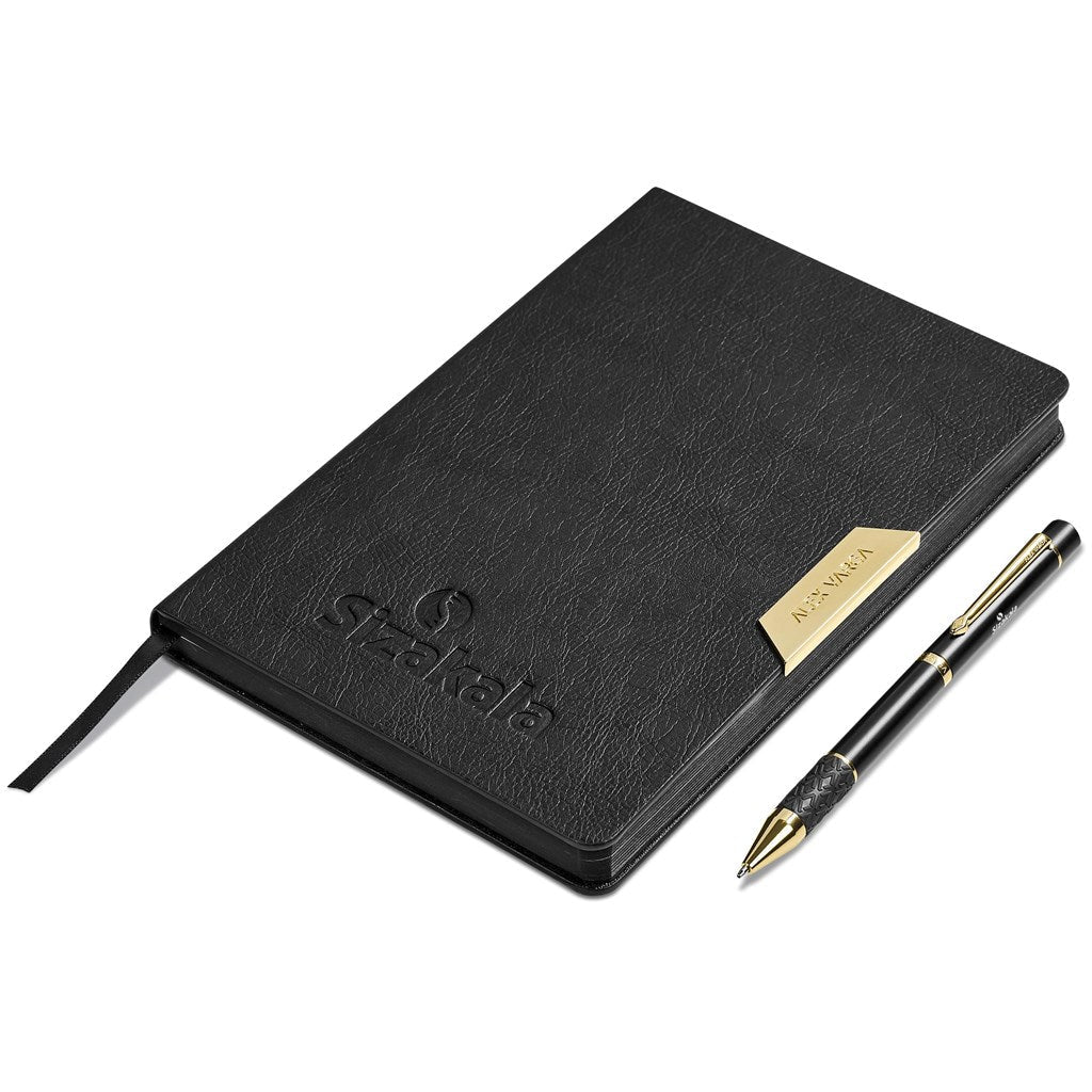 Alex Varga Onassis Notebook & Pen Set ZA Alex Varga Premium Gift Sets,Notebook Sets Mirelle Leather and Lifestyle