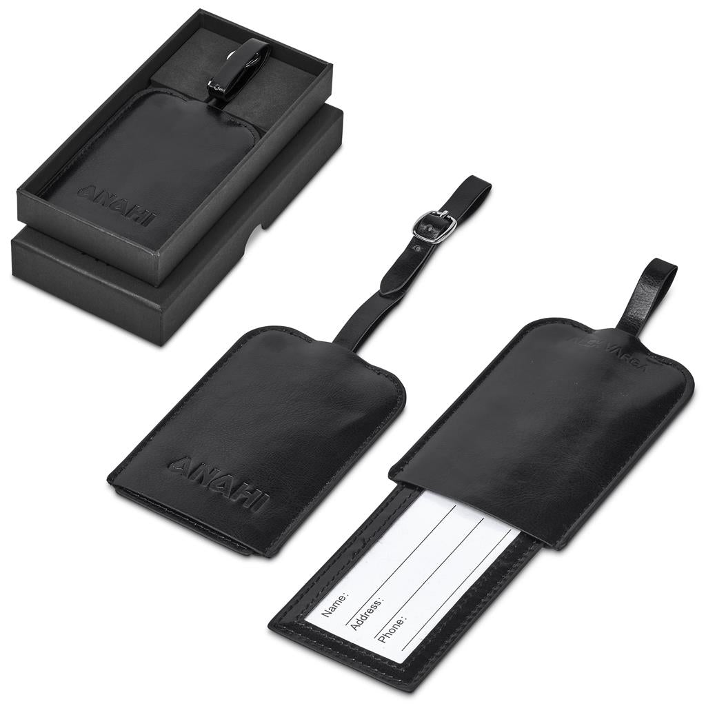 Alex Varga Tuscany Luggage Tag Mirelle Leather and Lifestyle