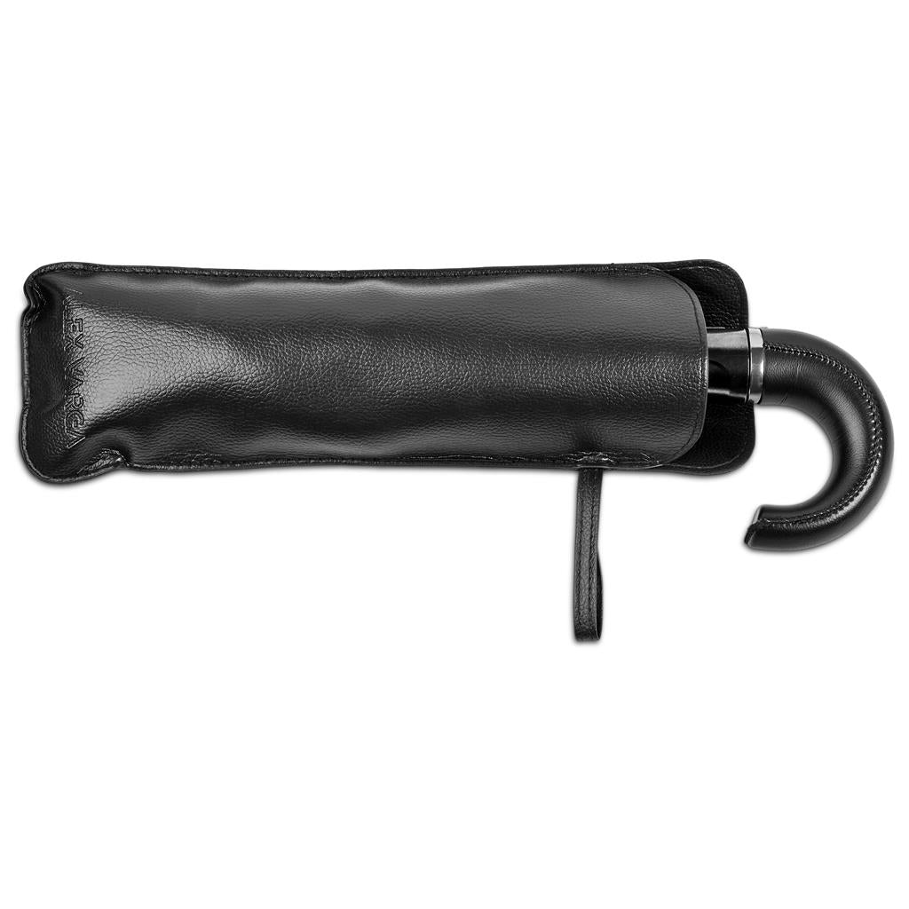 Alex Varga Zeus Auto-Open Compact Umbrella Mirelle Leather and Lifestyle
