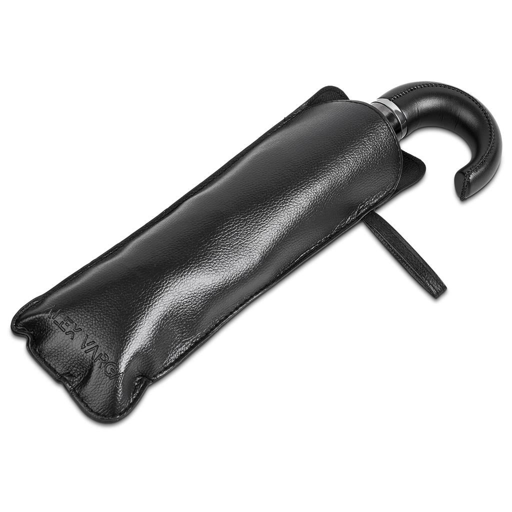 Alex Varga Zeus Auto-Open Compact Umbrella Mirelle Leather and Lifestyle