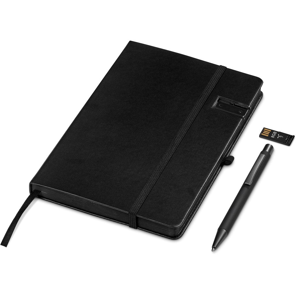 Altitude Billenium Flash Drive Notebook & Pen Set - 8GB Mirelle Leather and Lifestyle