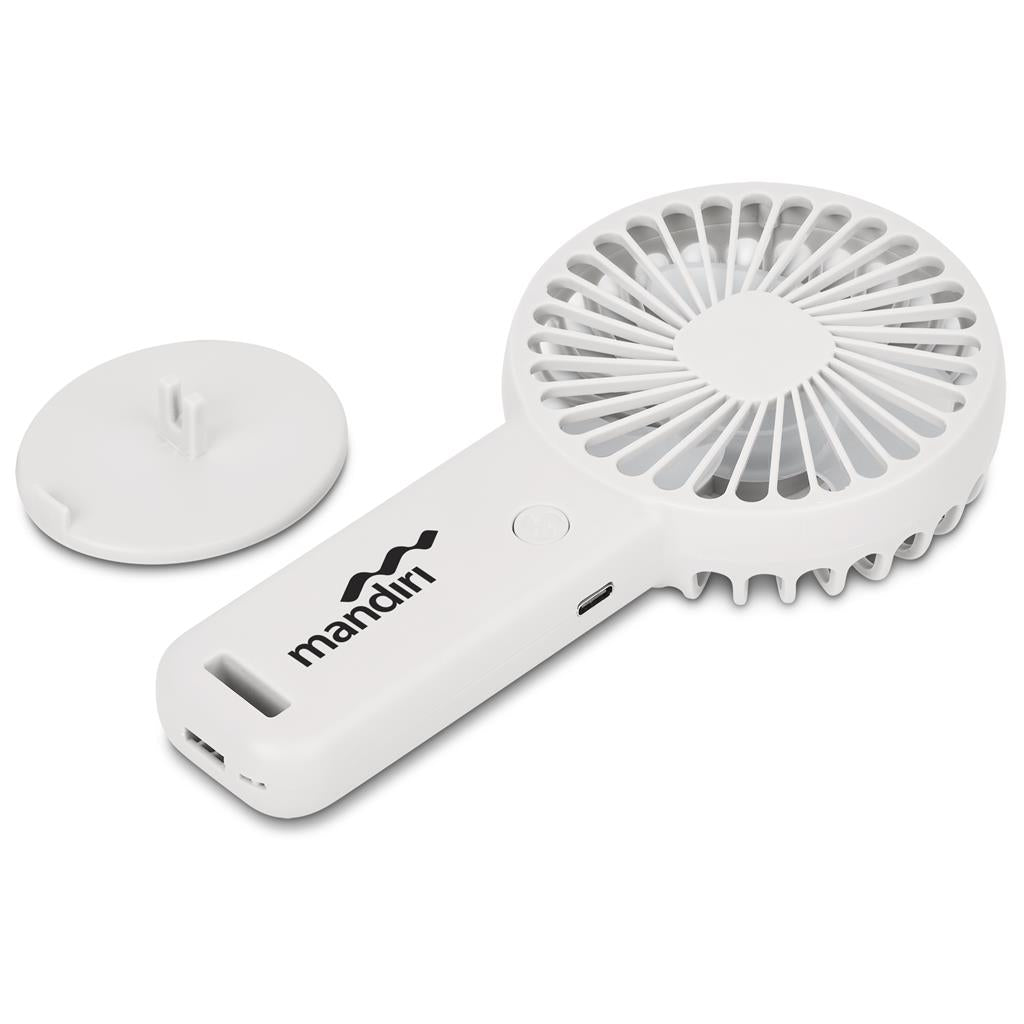 Altitude Celestia Rechargeable Handheld Mini USB Fan Mirelle Leather and Lifestyle