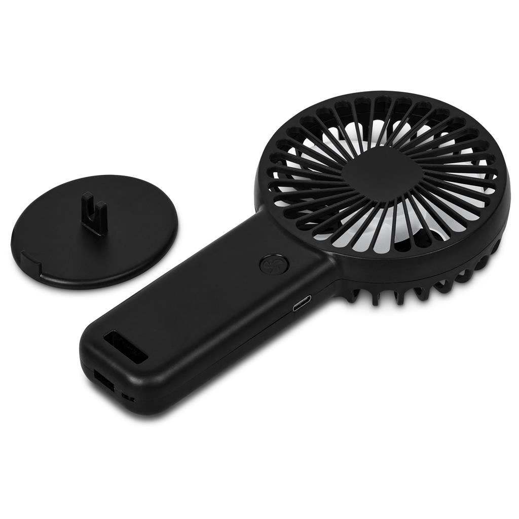 Altitude Celestia Rechargeable Handheld Mini USB Fan Mirelle Leather and Lifestyle