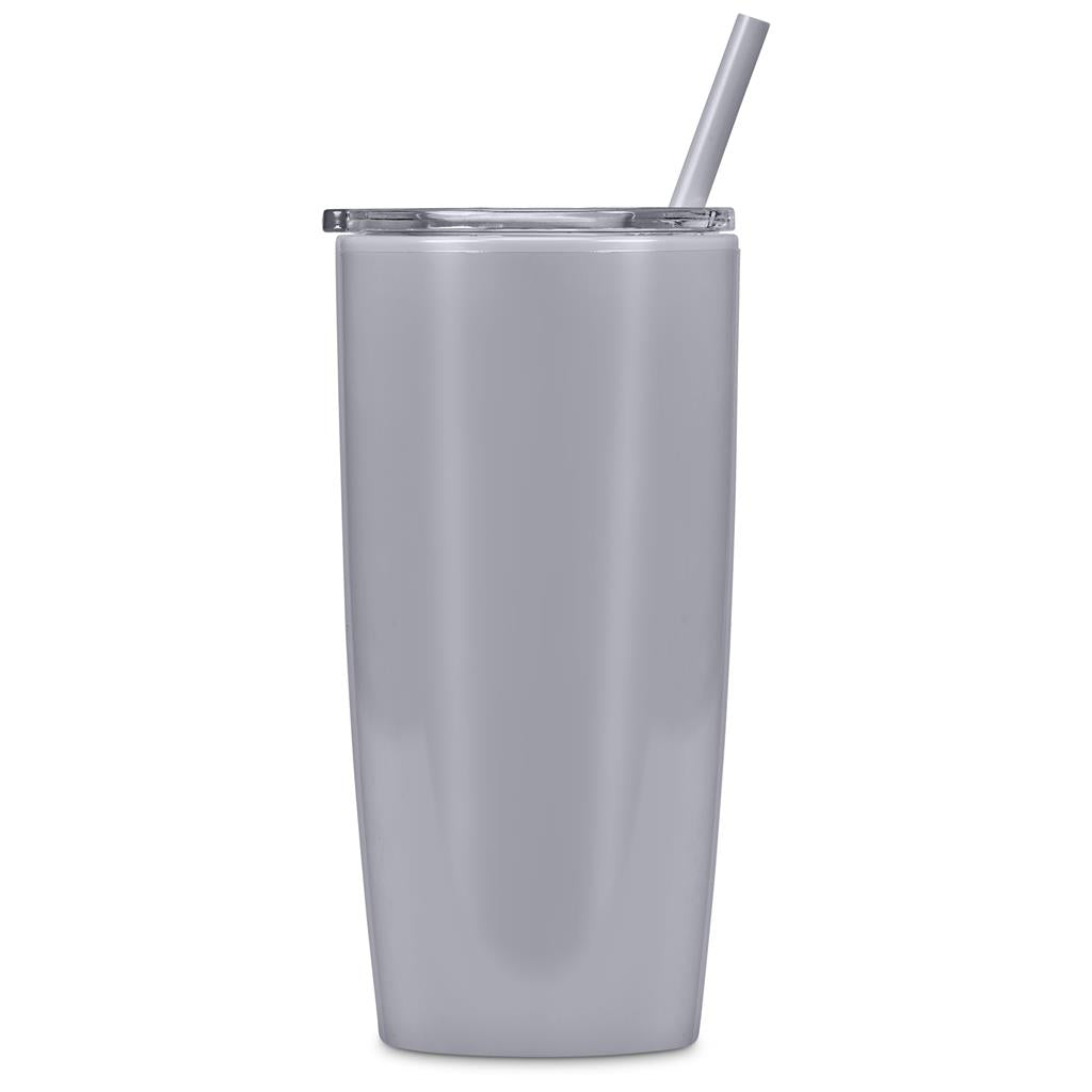 Altitude Daytona Plastic 2-in-1 Double-Wall Tumbler & Straw - 600ml Mirelle Leather and Lifestyle