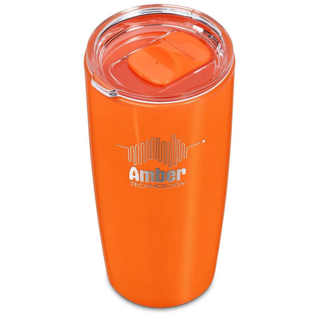 Altitude Daytona Plastic 2-in-1 Double-Wall Tumbler & Straw - 600ml Mirelle Leather and Lifestyle