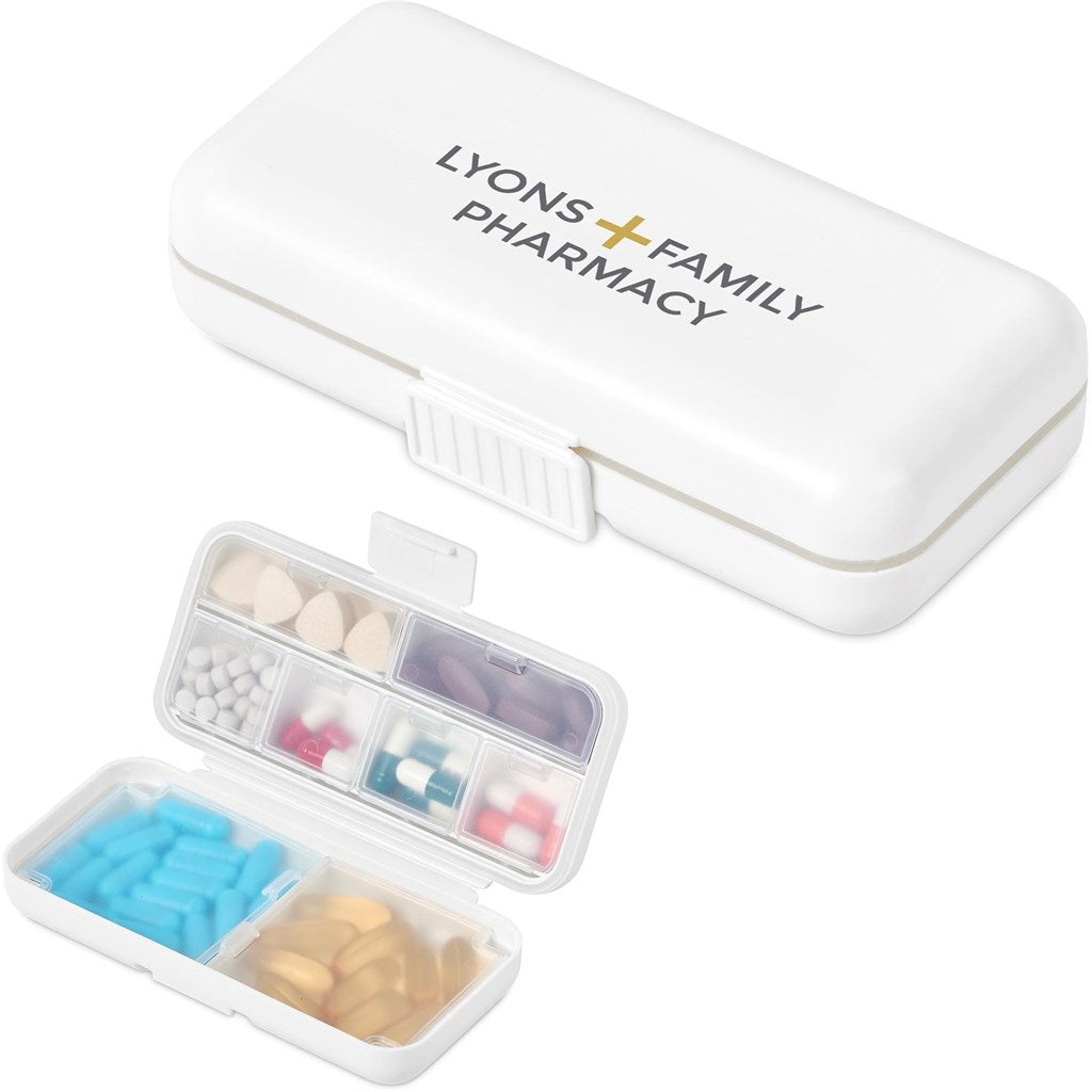 Altitude Grid Travel Pill Box Mirelle Leather and Lifestyle