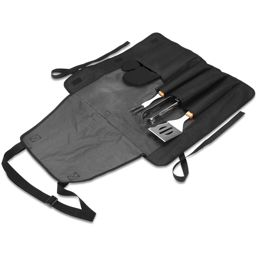 Altitude Griller 4-Piece Braai Apron Set Mirelle Leather and Lifestyle