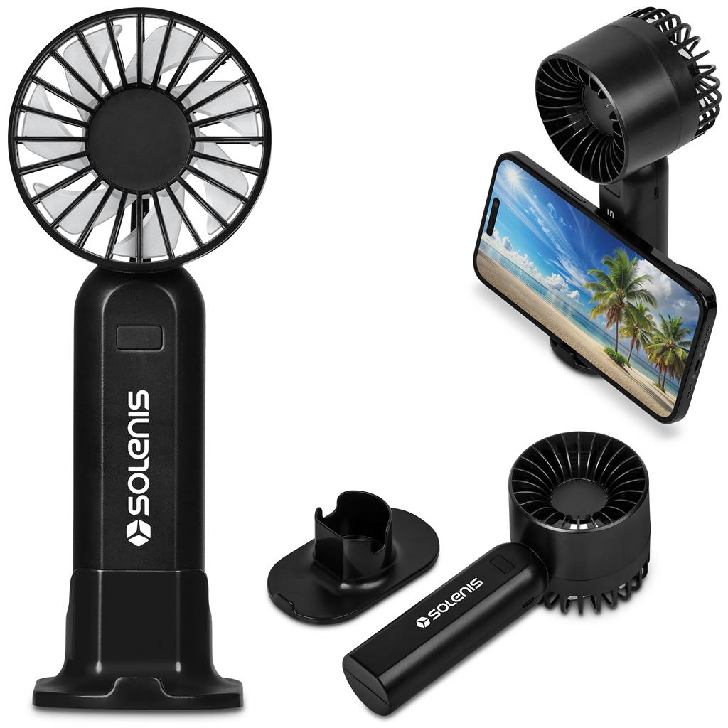 Altitude Laqueta Rechargeable Handheld Mini USB Fan Mirelle Leather and Lifestyle