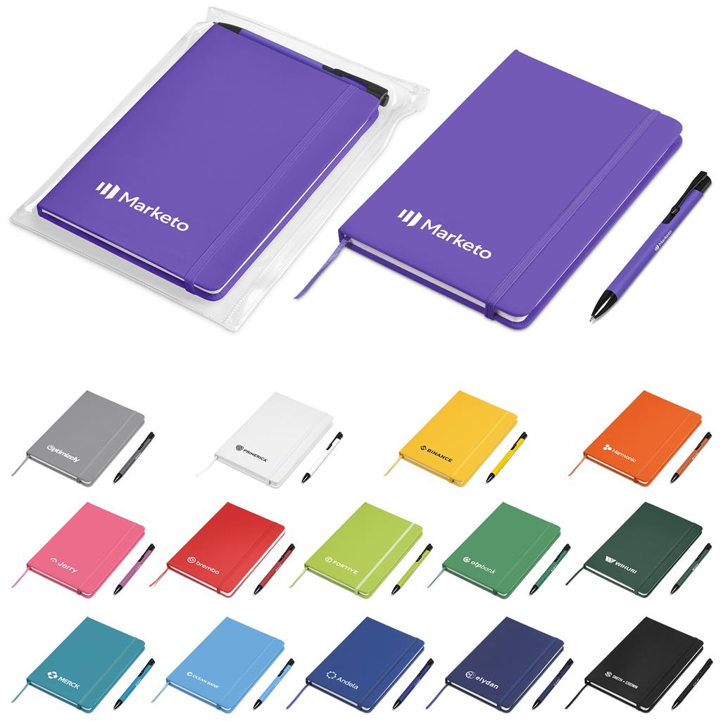 Altitude Powell Notebook & Pen Set Mirelle Leather and Lifestyle