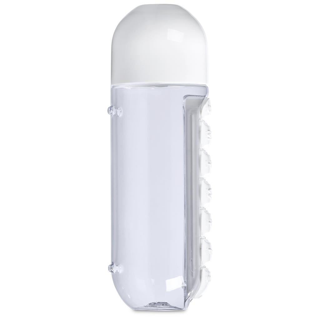 Altitude Vita-Stream Pill Box Plastic Water Bottle - 600ml Mirelle Leather and Lifestyle
