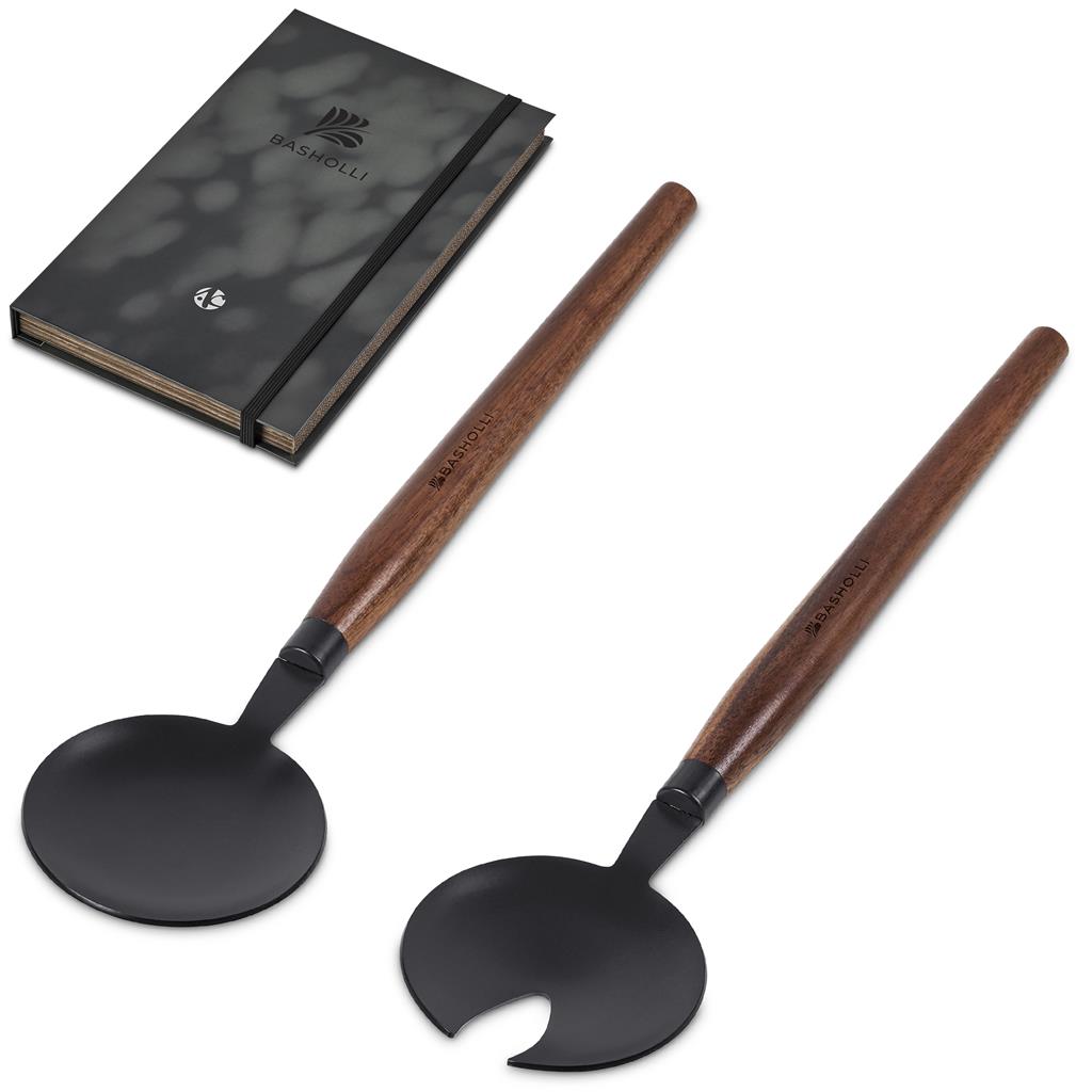 Andy Cartwright Franschhoek Salad Servers Set Mirelle Leather and Lifestyle