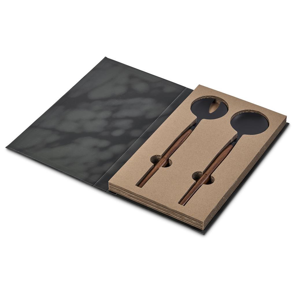 Andy Cartwright Franschhoek Salad Servers Set Mirelle Leather and Lifestyle