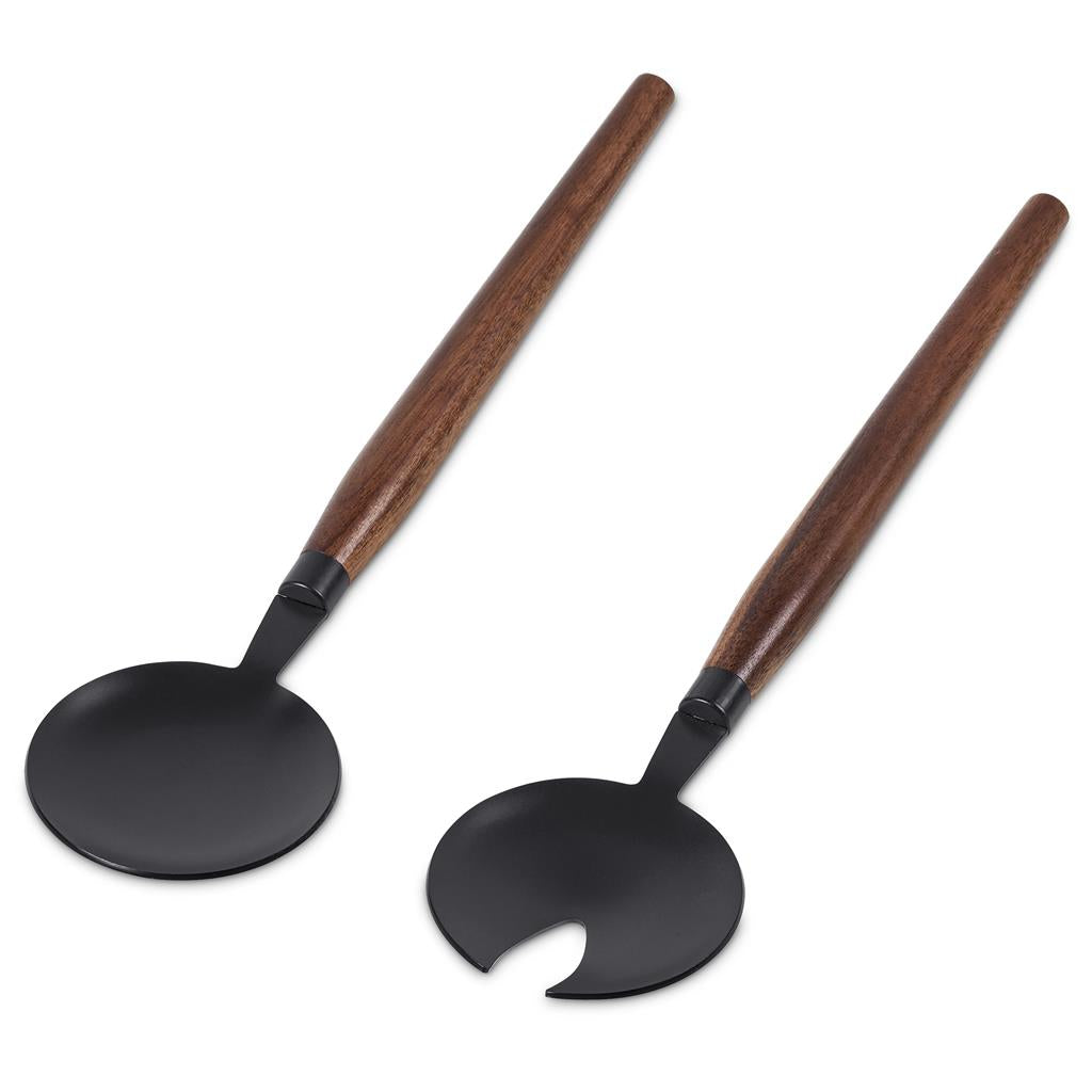 Andy Cartwright Franschhoek Salad Servers Set Mirelle Leather and Lifestyle