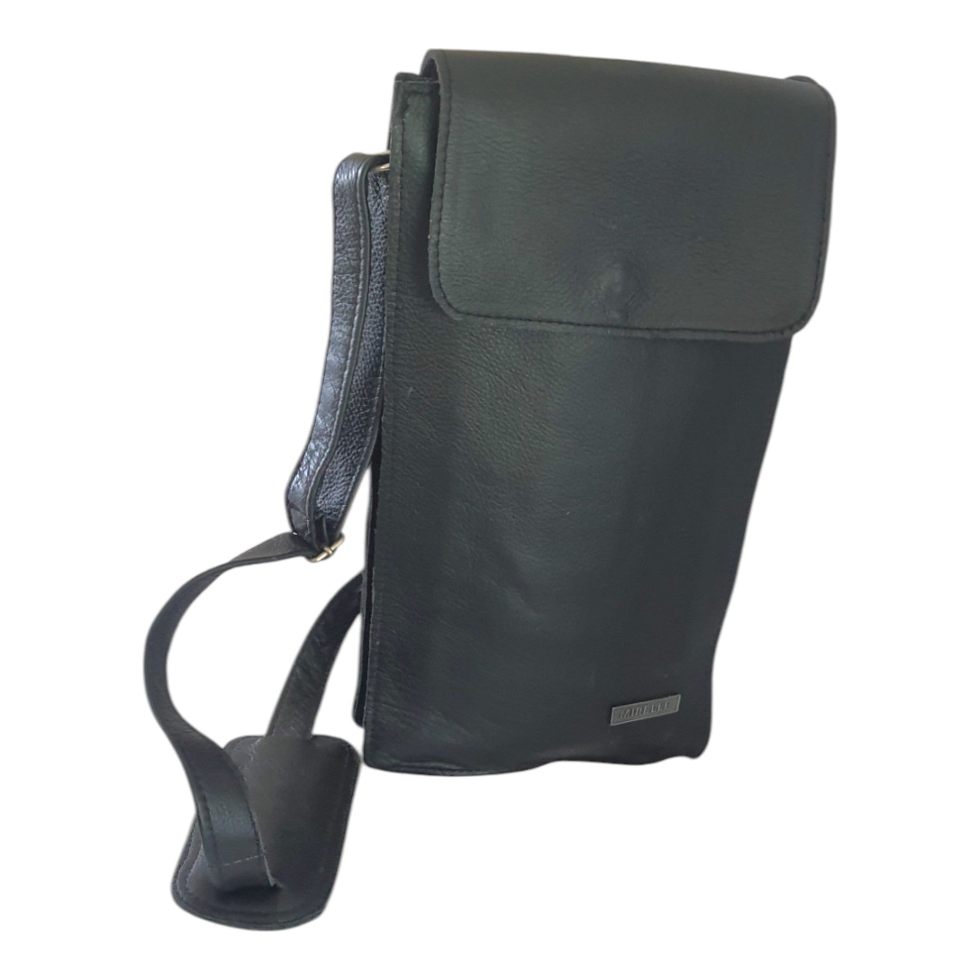 Genuine Leather 2 Bottle Sling Carrier Bag | MIRELLE - MIRELLE Leather and Lifestyle