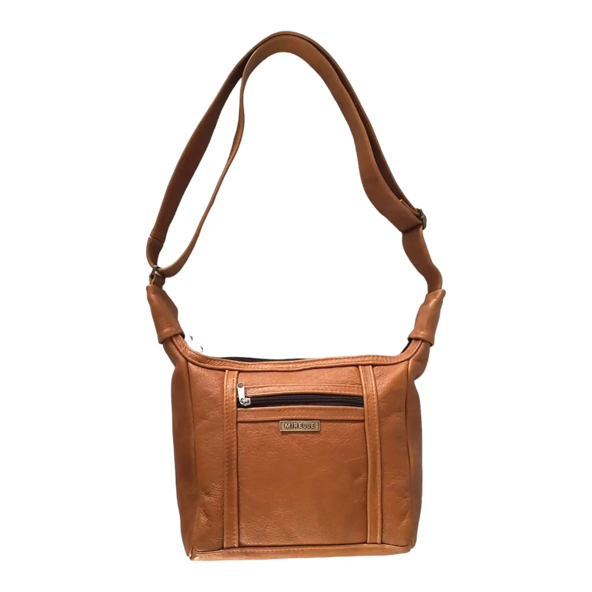 Genuine Leather Adjustable Shoulder Handbag - For The Organised | MIRELLE ZA Handbag Mirelle Leather and Lifestyle