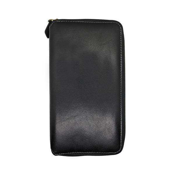 Genuine Leather Dakota Travel Wallet | Zipped Closure | Passport Holder - MIRELLE Leather and Lifestyle