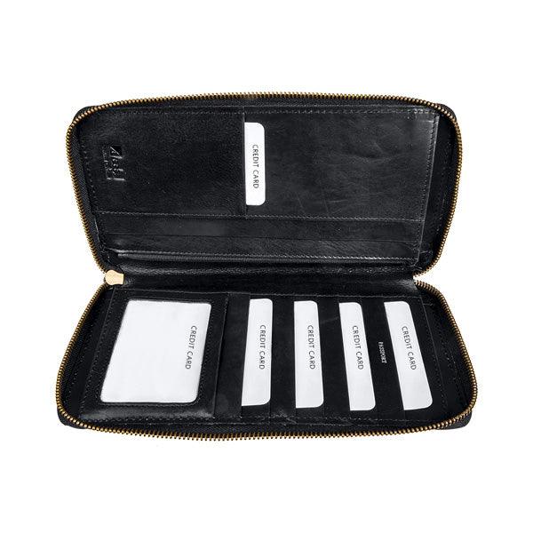 Genuine Leather Dakota Travel Wallet | Zipped Closure | Passport Holder ZA Passport Holder Mirelle Leather and Lifestyle