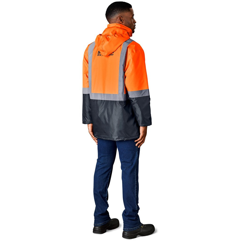 Hazard Padded Two-Tone Hi-Viz Reflective Jacket Mirelle Leather and Lifestyle