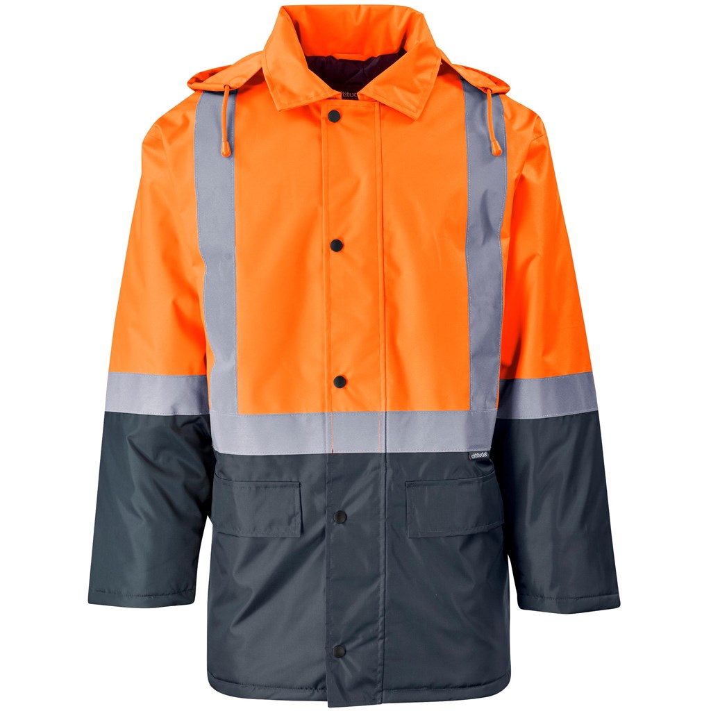 Hazard Padded Two-Tone Hi-Viz Reflective Jacket Mirelle Leather and Lifestyle
