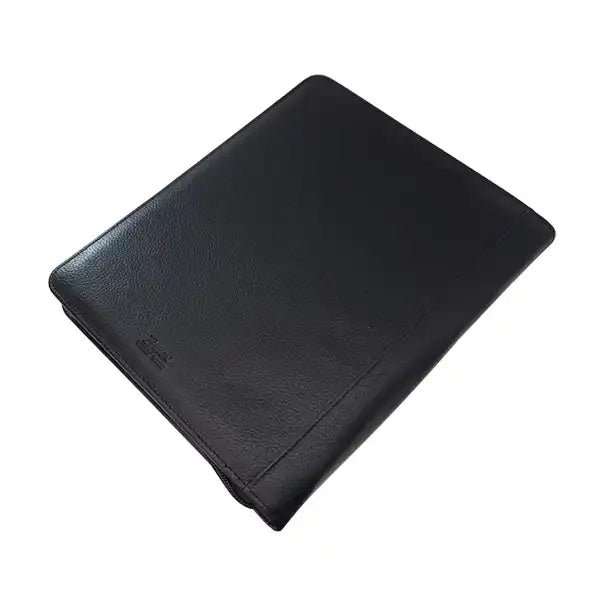iPad Genuine Leather Zip Around Folder - Black - MIRELLE Leather and Lifestyle