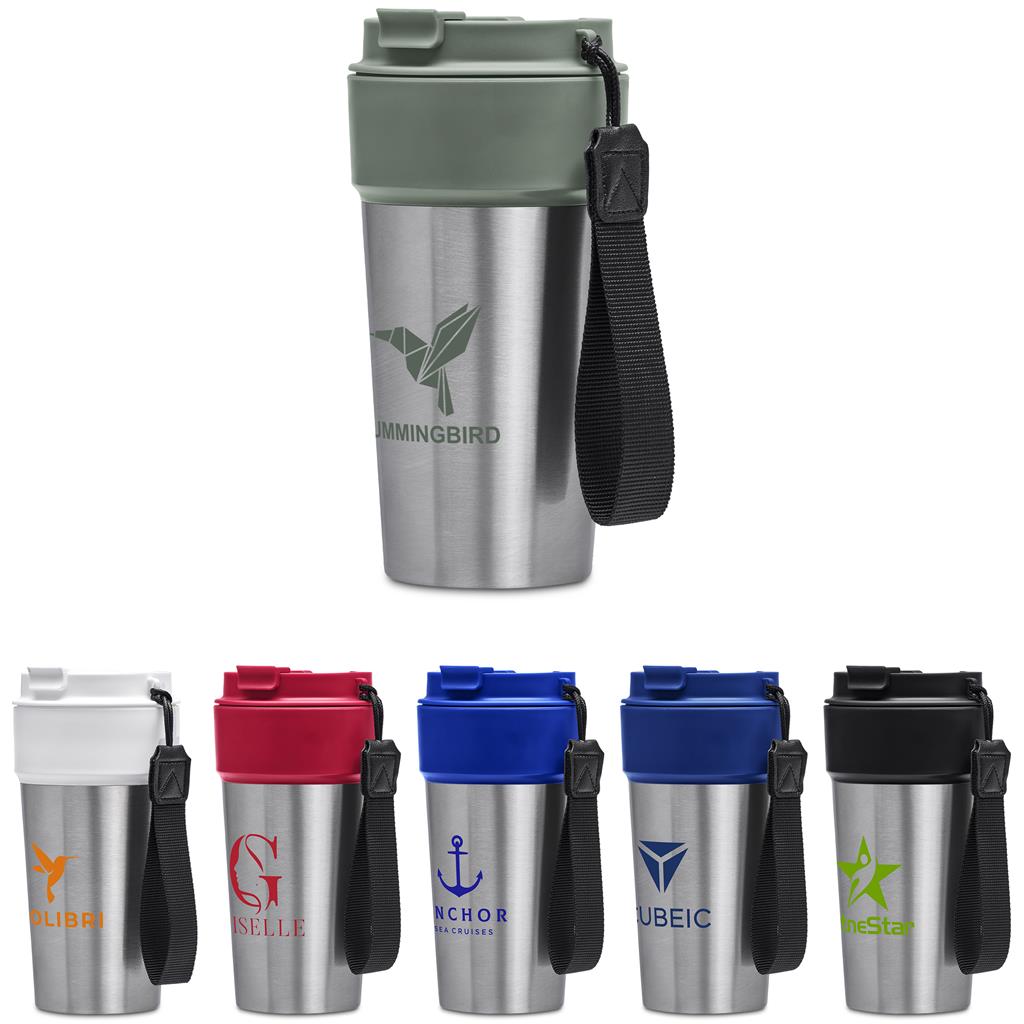 Kooshty Amigo Stainless Steel & Plastic Double-Wall Tumbler - 500ml Mirelle Leather and Lifestyle
