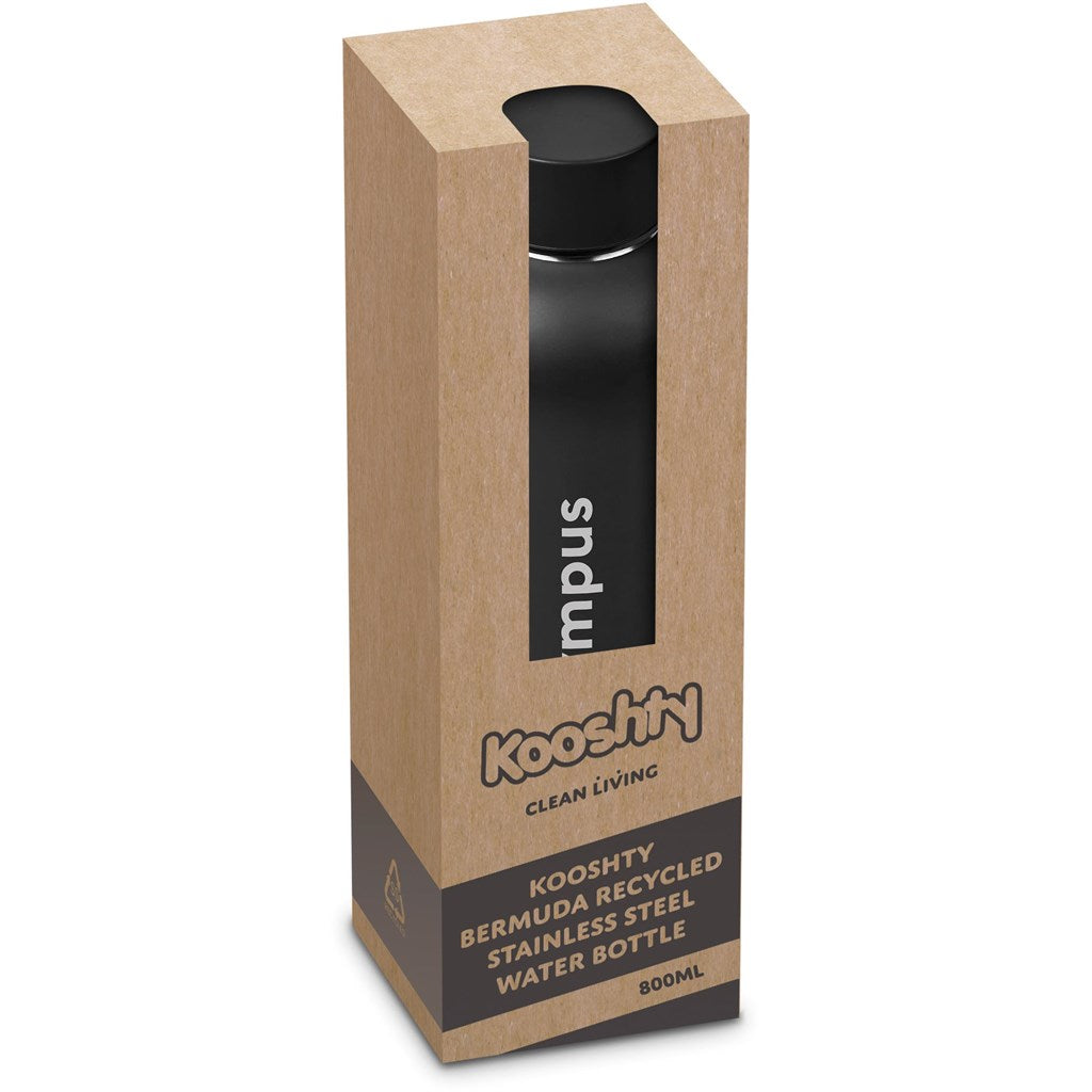 Kooshty Bermuda Recycled Stainless Steel Water Bottle – 800ml ZA Bottles,Recycled Drinkware,Full-Wrap UV Bottles Mirelle Leather and Lifestyle