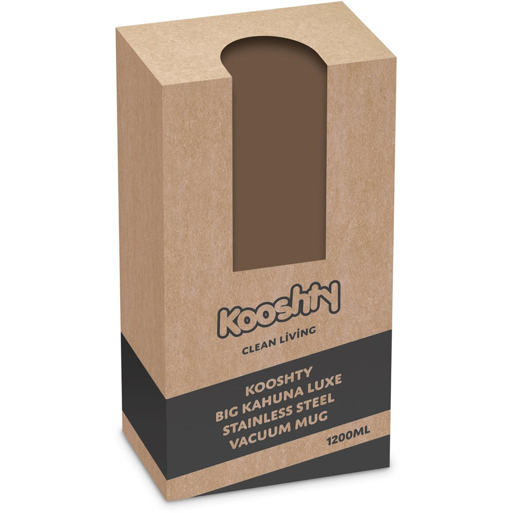 Kooshty Big Kahuna Luxe Stainless Steel Vacuum Mug - 1.2 Litre ZA Travel Mugs and Tumblers,Drinkware Ideas,Ideas for Summer,Drinkware Mirelle Leather and Lifestyle