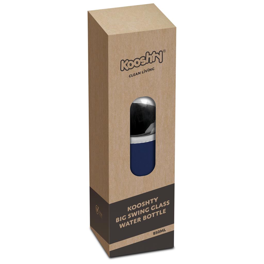 Kooshty Big Swing Neo Glass Water Bottle – 850ml Mirelle Leather and Lifestyle