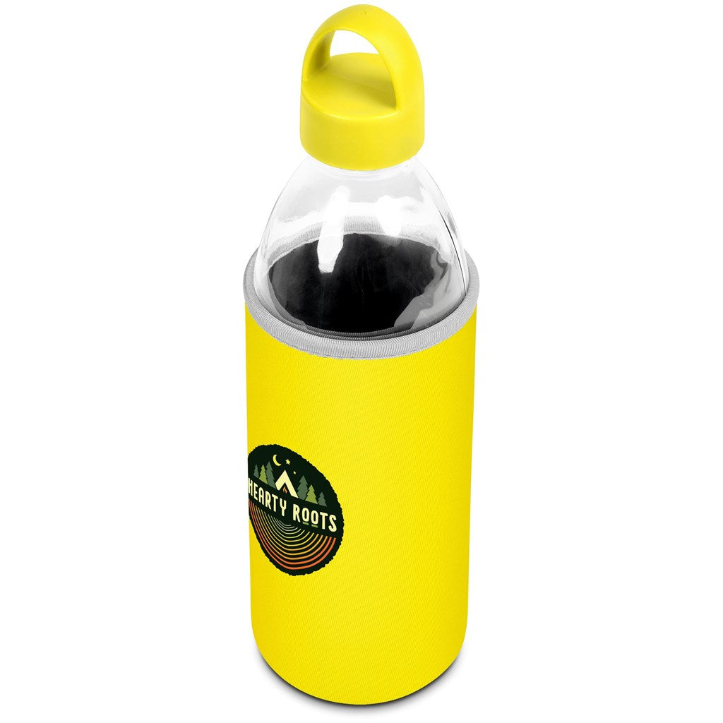 Kooshty Big Swing Neo Glass Water Bottle – 850ml - Yellow - MIRELLE Leather and Lifestyle
