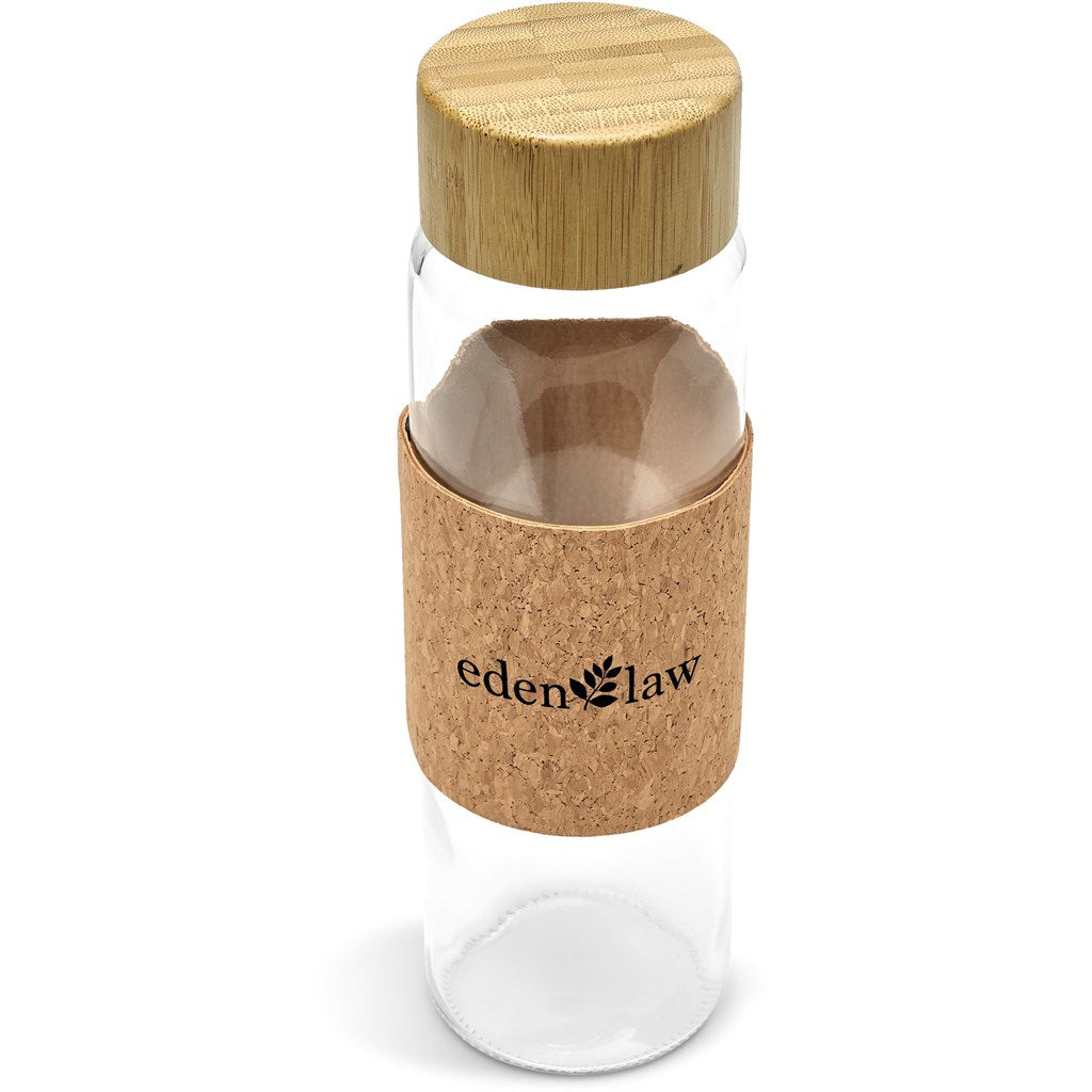 Kooshty Clear Bamboost Glass Water Bottle - 700ml Mirelle Leather and Lifestyle