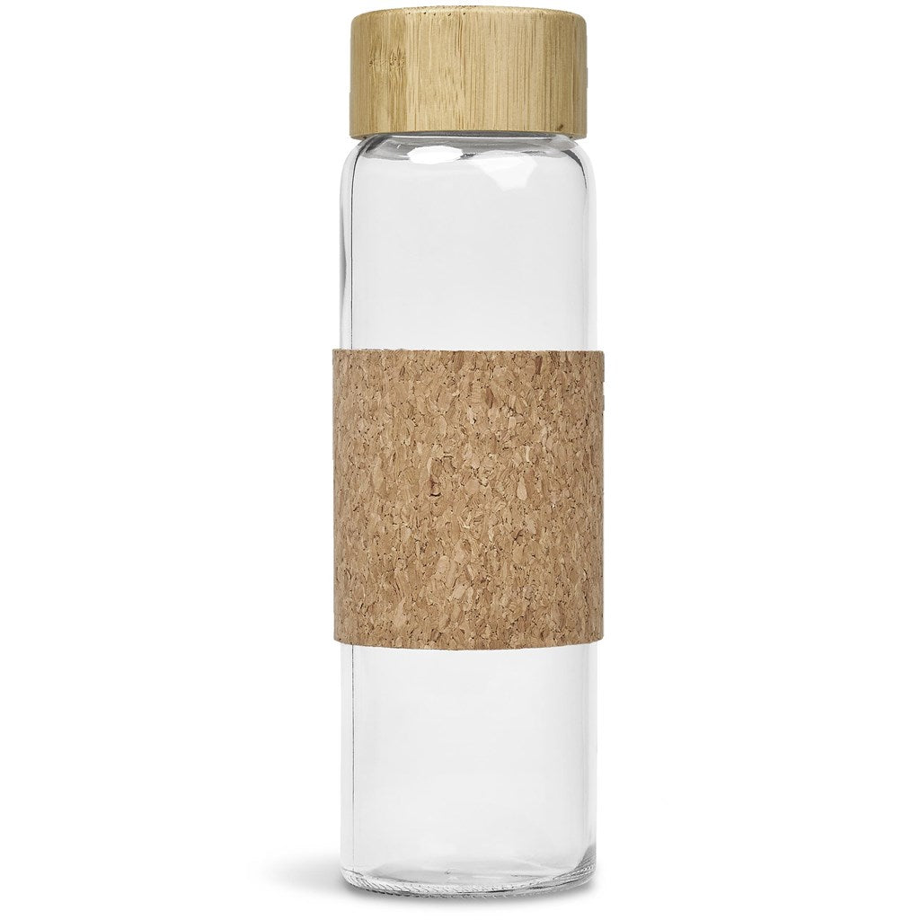 Kooshty Clear Bamboost Glass Water Bottle - 700ml Mirelle Leather and Lifestyle